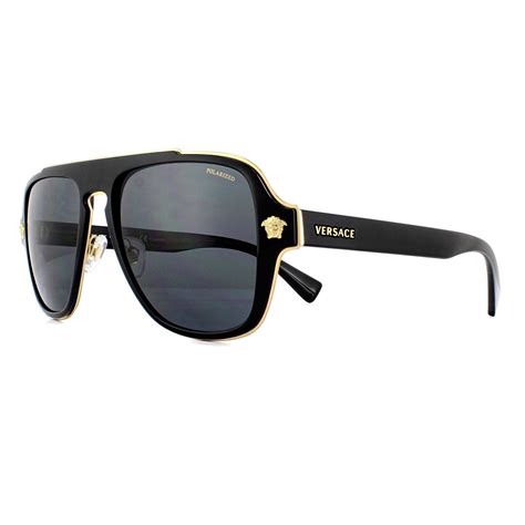 pilot shape versace sunglasses|authentic black polarized versace sunglasses.